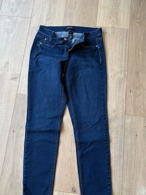 White House Black Market Women's Dark Blue Skinny Jeans Size Small Regular